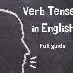 Speaking head and words verb tenses in english